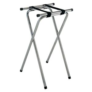 g.e.t. tsc-102 folding tray stand for restaurants with easy-clean finish, 32"