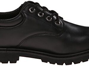 Skechers mens Cottonwood Elks Work Shoe, Black, 9.5 X-Wide US