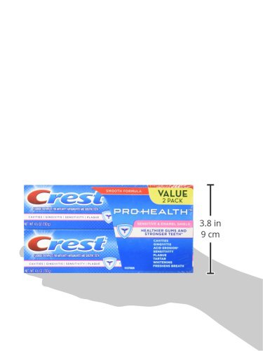 Crest Pro-Health Sensitive & Enamel Shield Toothpaste, 4.6 Ounce (Pack of 2)