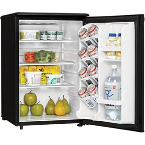 Danby Designer 2.6 Cubic Feet Compact Refrigerator (DAR026A1BDD-3), Black