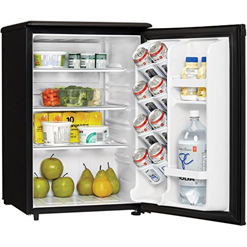 Danby Designer 2.6 Cubic Feet Compact Refrigerator (DAR026A1BDD-3), Black