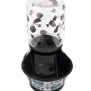 Lixit Reversable Water or Dry Food Feeders for Cats and Dogs (Small, Black)