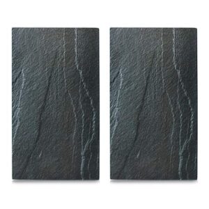 zeller" slate stove cover/cutting plates, anthracite, 30 x 30 x 52 cm