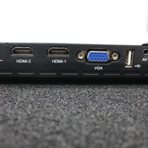 AIM Z001 4500 LED Lumen DLP Projector with HDMI + VGA + USB Video Input