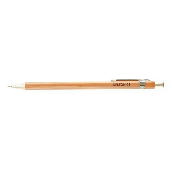 Delfonics wooden ballpoint pen 0.7mm [natural] BP13