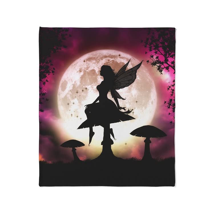 CafePress Titania Fairy Throw Blanket/Cover Super Soft Fleece Plush Throw Blanket, 60"x50"