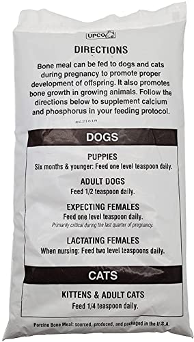 UPCO Bone Meal Supplement for Dogs and Cats (1Lb Bag)