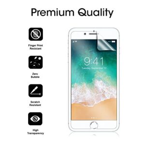 amFilm Screen Protector for Apple iPhone 7, 6S and 6 HD Clear, Flex Film, Case Friendly, PET Film, 3 Pack