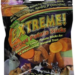 F.M.Brown'S 44510 Extreme Sweet Potato Sticks Small Animal Treat, 3.5-Ounce