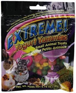 f.m.brown's 44495 extreme yogurt yummies small animal treat, 2.75-ounce