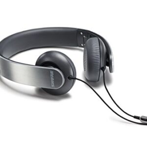 Shure SRH145m+ Portable Collapsible Headphones with Remote + Microphone Compatible with All Apple iOS Devices