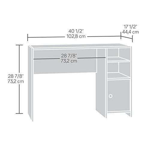 Sauder Beginnings Desk, Cinnamon Cherry finish