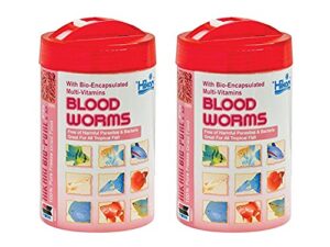 hikari bio-pure freeze dried blood worms for pets, 0.42 oz(12 g) - 2 pack