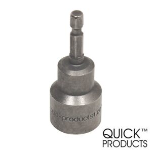 Quick Products QPLSJS Deluxe Quick-Connect Heavy-Duty Scissor Jack Leveling Socket for Power Drill - Each