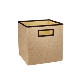 10.5 in. x 11 in. x 10.5 in. creme brulee linen storage drawer