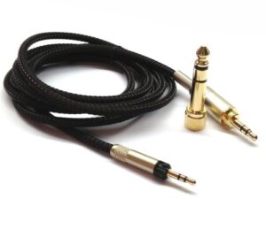 newfantasia replacement upgrade cable for audio technica ath-m50x / ath-m40x / ath-m70x headphones 1.8meters/5.9feet