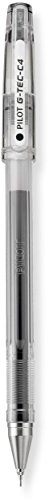 Pilot G-Tec-C Ultra Fine Black 0.4mm Rollerball Pen 2 Dozen [Office Product]