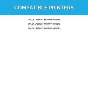 LD Compatible Toner Cartridge Replacement for HP 312A CF381A (Cyan)