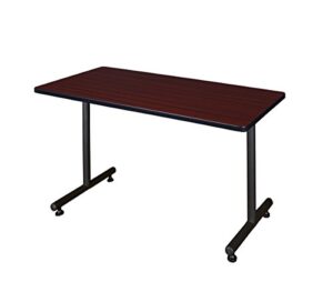 regency kobe 42 by 24-inch training table, mahogany