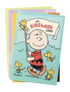 dayspring - peanuts - birthday - 12 boxed cards (86067)