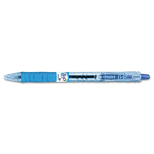 Pilot - B2P Bottle-2-Pen Recycled Retractable Ball Point Pen, Blue Ink, 1mm, Dozen 32801 (DMi DZ