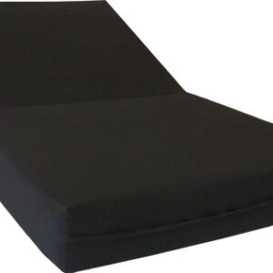 D&D Futon Furniture Sleeper Chair Folding Foam Bed, Couch, High Density1.8 lbs, 70 x 36 x 6, Black