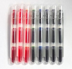 pilot petit pen refill cartridge 8 color set (japan import)