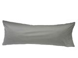 sleep solutions body pillow case, silver