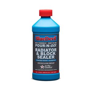 bluedevil products 00205 radiator & block sealer - 16 ounce