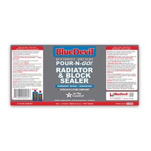 BlueDevil Products 00205 Radiator & Block Sealer - 16 Ounce