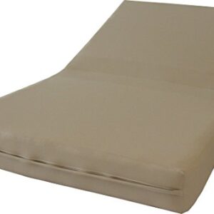 D&D Futon Furniture Twin Size Tan Sleeper Chair Folding Foam Bed 6 x 36 x 70, Studio Guest Beds Foam Density 1.8 lb