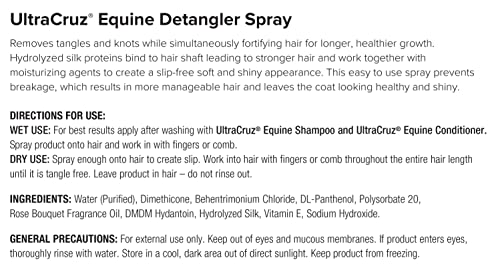 UltraCruz - sc-395300 Equine Detangler Spray for Horses, 1 Gallon