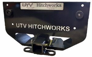 utv hitchworks (utv-xse) skid plate and receiver hitch extension