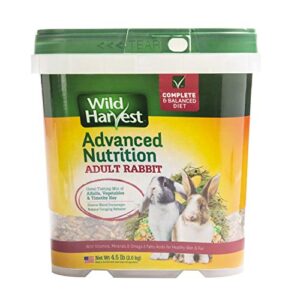 wild harvest wh-83544 wild harvest advanced nutrition diet for rabbits, 4.5-pound