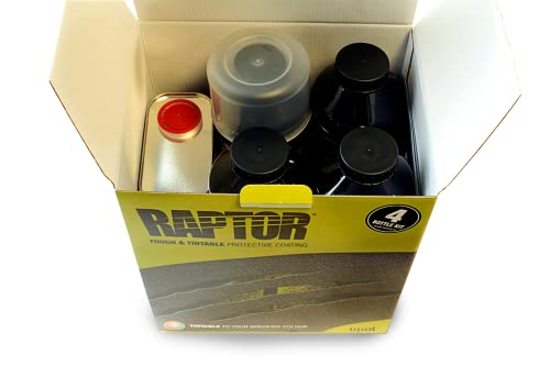 Raptor 820 products RAPTOR Black Spray Truck Bed Liner Kit - 1 Gallon kit