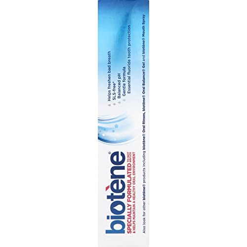 Biotene Dry Mouth Fluoride Toothpaste Fresh Mint Original 4.3 Oz. (2 Pack)