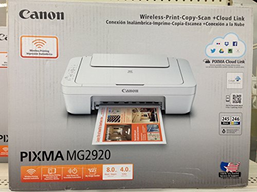 Canon PIXMA MG2920 Wireless Inkjet All-in-One Printer/Copier/Scanner