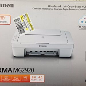Canon PIXMA MG2920 Wireless Inkjet All-in-One Printer/Copier/Scanner