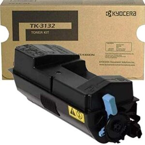 Kyocera 1T02LV0US0 Model TK-3132 Black Toner Kit Compatible with Kyocera ECOSYS M3560idn and FS-4300DN Laser Printers, Up to 25000 Pages Yield at 5 Percent Coverage, Includes Waste Toner Container