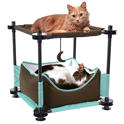 Kitty City Claw Indoor and Outdoor Mega Kit Cat Furniture, Cat Sleeper, Outdoor Kennel