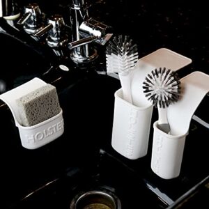 Holster Brands Kitchen Lil' Holster Dish Brush Holder, White