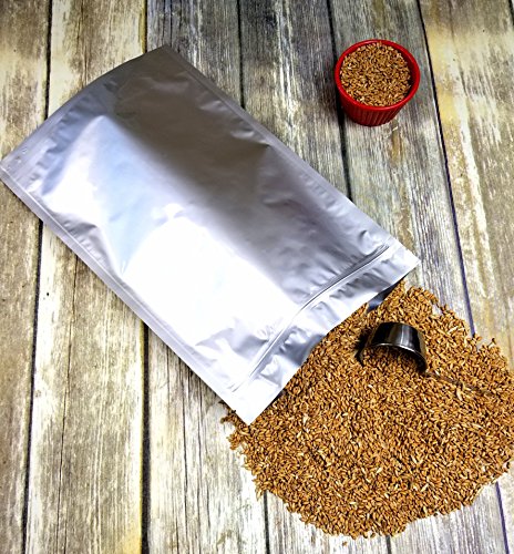 ShieldPro Odor-Proof Zip Seal 5 Mil 1 Gallon Gusseted 10"x16"x4" Aluminum Foil Mylar Bag for Long Term Storage of Food, Herb, Seeds, Organics and Pharma (50)