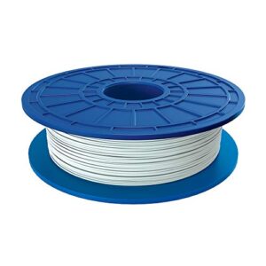 dremel pla 3d printer filament, 1.75 mm diameter, 0.5 kg spool weight, white