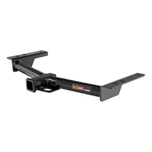 curt 13193 class 3 trailer hitch, 2-inch receiver, fits select ford transit 150, 250, 350, gloss black powder coat