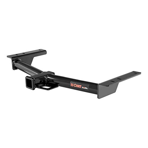 CURT 13193 Class 3 Trailer Hitch, 2-Inch Receiver, Fits Select Ford Transit 150, 250, 350, GLOSS BLACK POWDER COAT