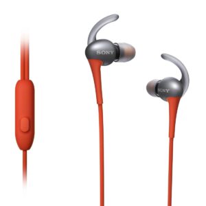 sony mdras800ap active sports smartphone headset (orange)
