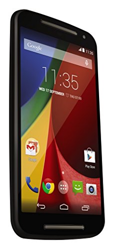 Motorola XT1068 Moto G (2ND GENERATION - 2014) DUAL SIM 8GB Factory Unlocked 3G Phone - Black (International Version - No Warranty)