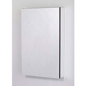 Robern MC2030D4FPL M-Series Mirror Cabinet with Plain Edge Door, Silver