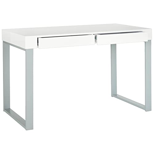 Safavieh Home Collection Barton White and Grey Desk