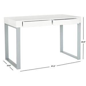 Safavieh Home Collection Barton White and Grey Desk